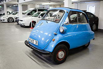 BMW Isetta, Baujahr 1955-1962 (einer der ersten Stadtwagen, Demonstrationsfahrzeug für innere und äußere Sicherheit)